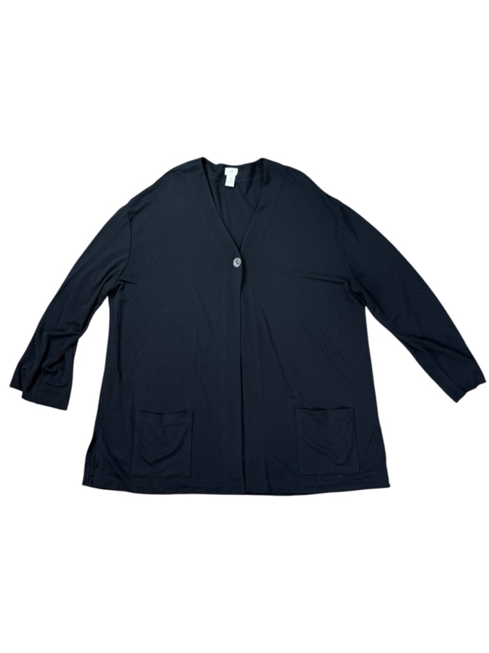 Woman’s J Jill oversized one button enclosure cardigan jacket size XL